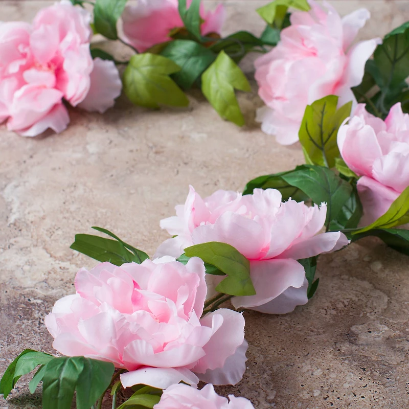 6ft. Pink Peony Garland by Ashland®