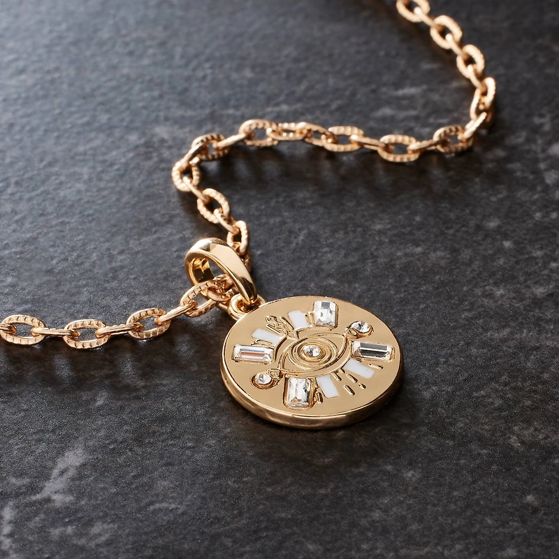 Gold Evil Eye Pendant by Bead Landing™