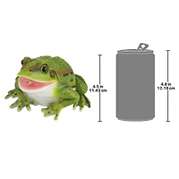 Design Toscano 8.5" Friendly Frog Piped Toad Spitter Statue