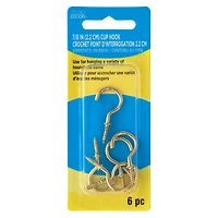 7/8" Brass Cup Hook, 6ct. by Studio Décor®