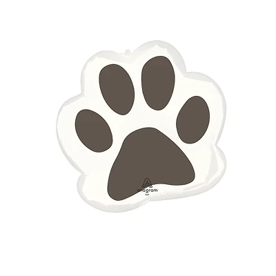23" Pawsome Party Paw Print Foil Balloon
