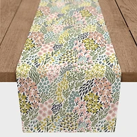 Funky Floral 16" x 90" Cotton Twill Runner