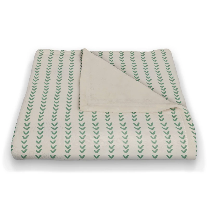 Lucky Clover 50" x 60" Coral Fleece Blanket