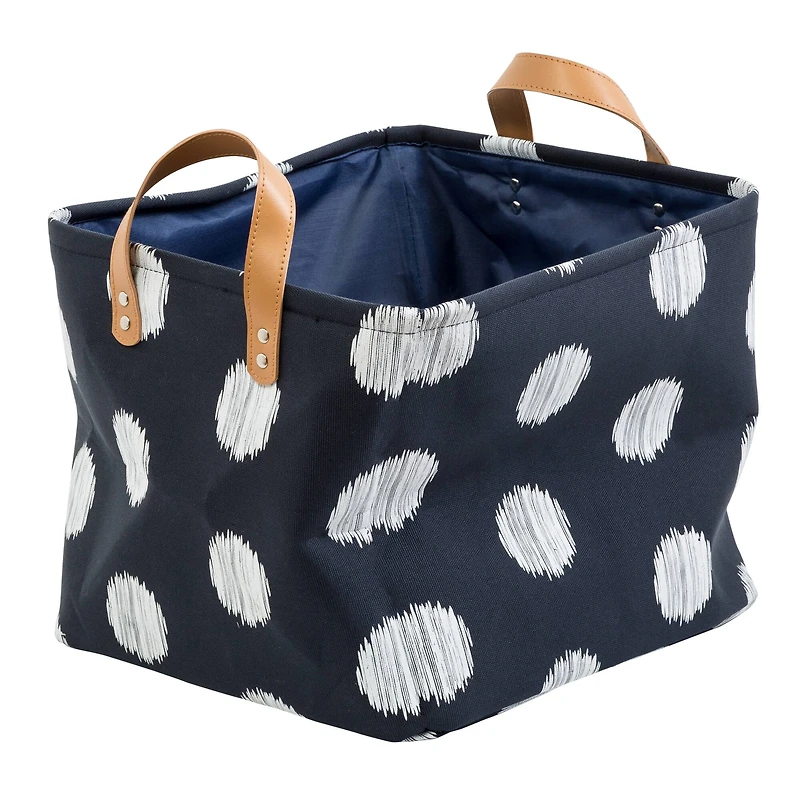 Honey Can Do Coastal Collection Canvas Scribble Tote Set