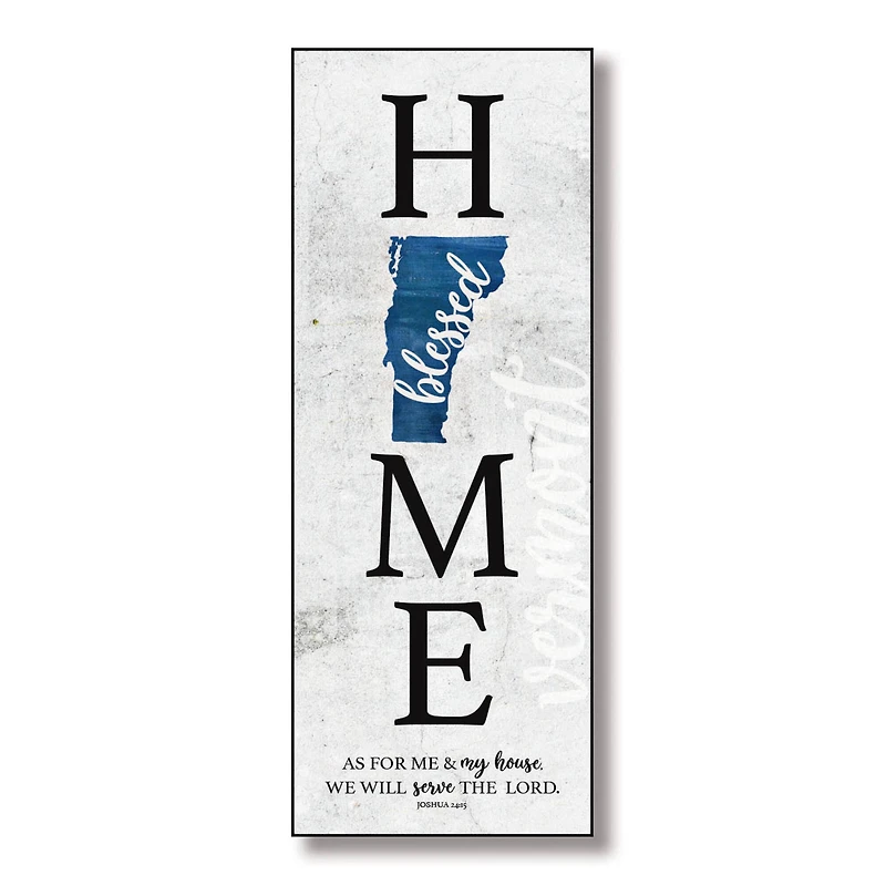 Blessed Vermont Home Wall Plaque