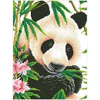 Diamond Dotz® Intermediate Panda Prince Diamond Painting Kit