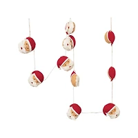 Hello Honey® 6ft. Jute & Wool Felt Santa Garland