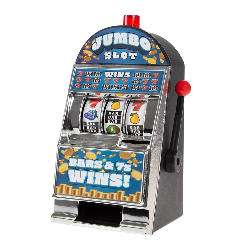Toy Time Burning 7s Tabletop Slot Machine Coin Bank