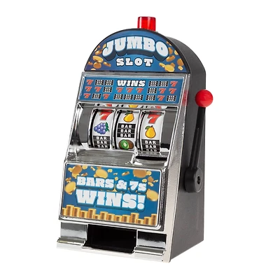 Toy Time Burning 7s Tabletop Slot Machine Coin Bank