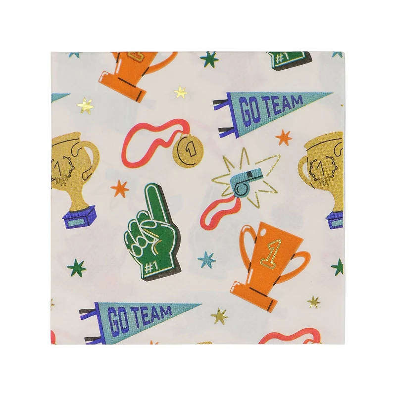 Team Spirit Paper Beverage Napkins, 20ct. by Celebrate It™