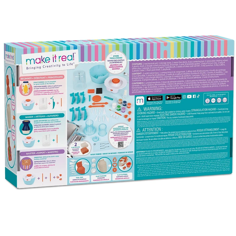 Make It Real™ Mini Pottery Studio Deluxe Set