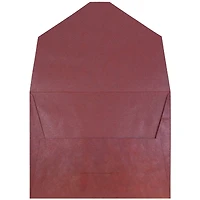 JAM Paper 10" x 13" Red Handmade Booklet Envelopes, 100ct.