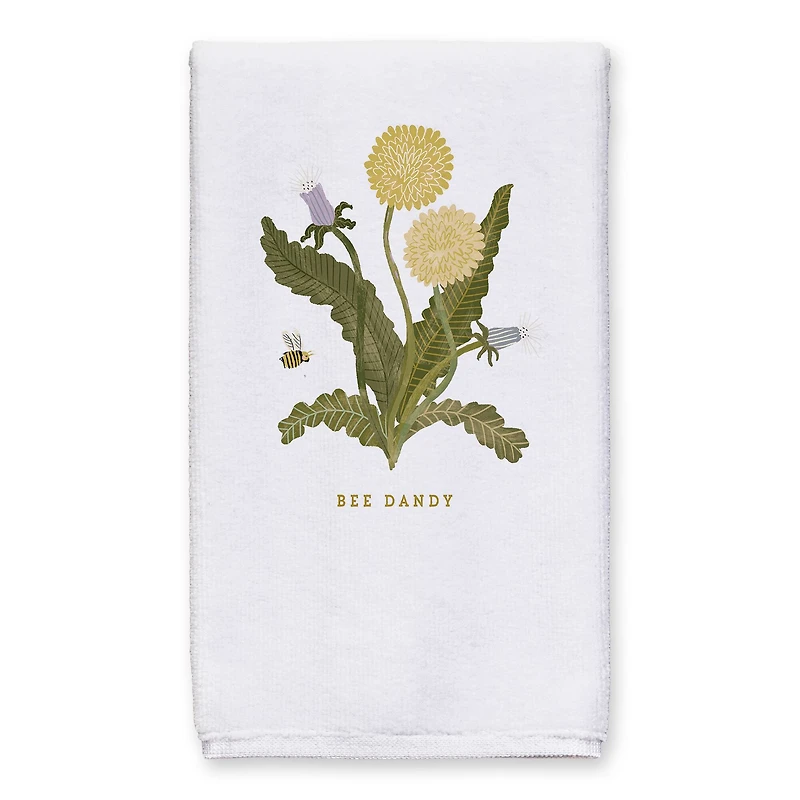 Bee Dandy Dandelion 16" x 25" Tea Towel Set of 2