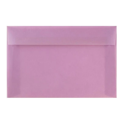 JAM Paper 6" x 9" Translucent Lilac Vellum Envelopes, 25ct.