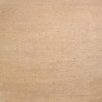 17" Beige Ceramic Wide Textured Vase