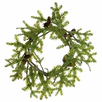 24" Spruce Pine & Pinecone Wreath