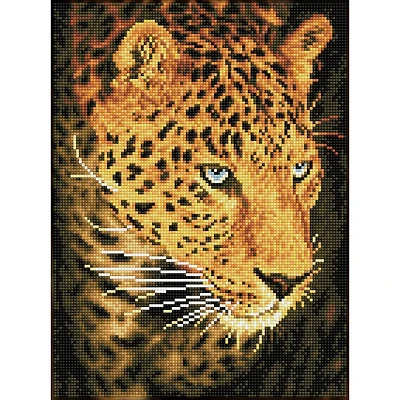 Diamond Dotz® Leopard Portrait Diamond Painting Kit