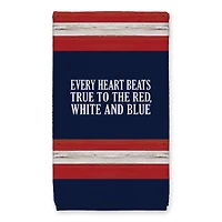 Every Heart Beats True to the Red, White & Blue Tea Towel Set