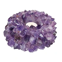Amethyst Point Extra Large Candle Holder