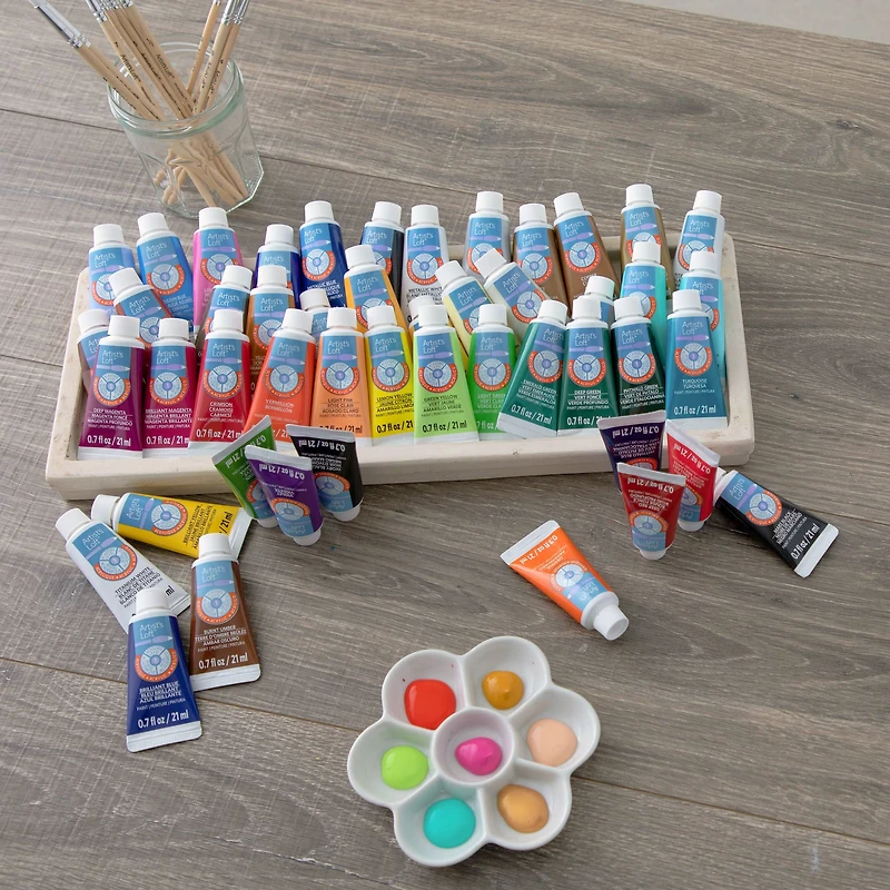 8 Packs: 48 ct. (384 total) Acrylic Paint Set by Artist's Loft™