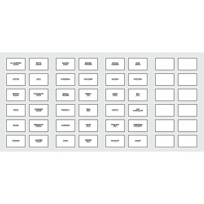 RoomMates Pantry Labels Peel & Stick Decals