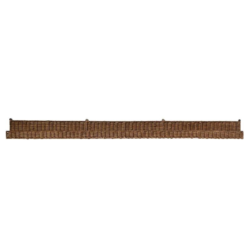 Hello Honey® 5ft. Handwoven Rattan Wall Shelf