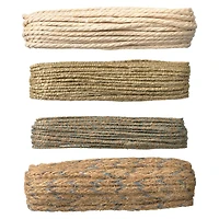 6 Packs: 4 ct. (24 total) Natural Metallic Jute & Cotton Cording by Bead Landing™