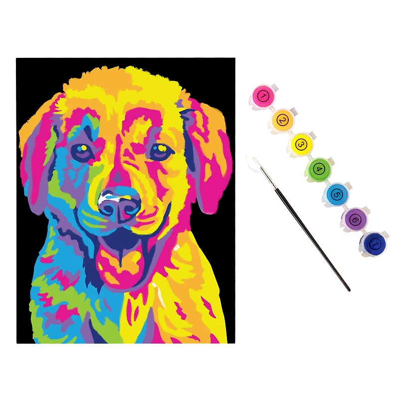 ArtSkills® 8.5" x 11" Puppy Paint by Number for Kids
