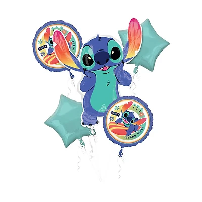 Stitch Birthday Foil Balloon Bouquet