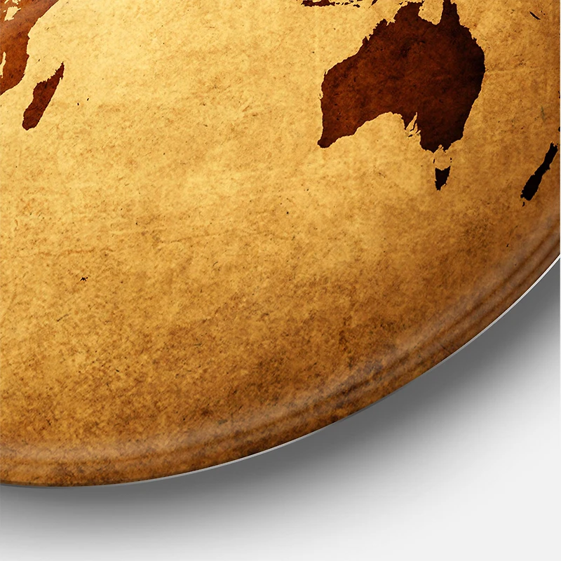 Designart - Ancient Map of The World VI