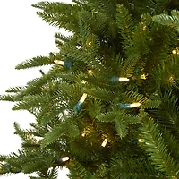 7.5ft. Pre-Lit Cambridge Fir Artificial Christmas Tree, Clear LED Lights