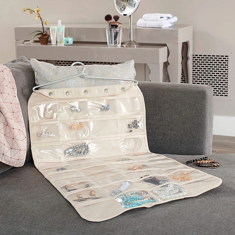 Household Essentials 35" Premium Hanging Jewelry Organizer