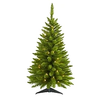 3ft. Pre-Lit Providence Pine Artificial Christmas Tree, Warm White LED Lights