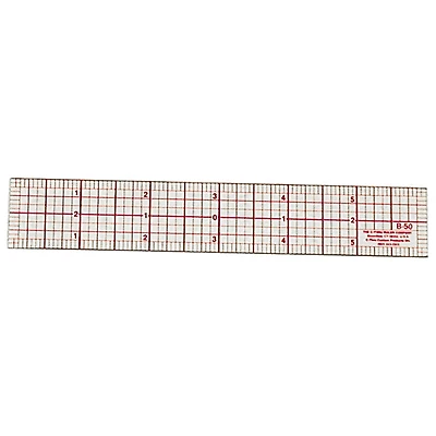Westcott® C-Thru Graph Beveled Edge Ruler, 6"