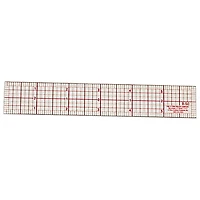 Westcott® C-Thru Graph Beveled Edge Ruler, 6"