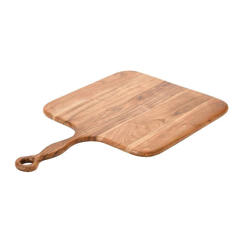 Hello Honey® Acacia Wood Square Cutting Board with Handle