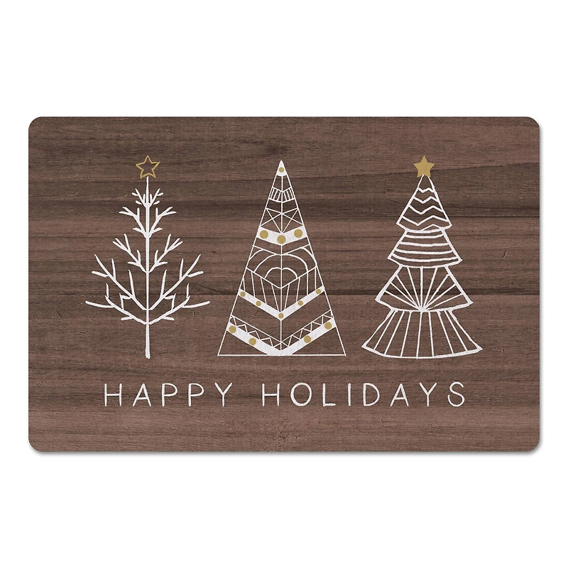 Happy Holidays Floor Mat
