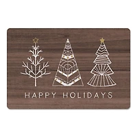 Happy Holidays Floor Mat