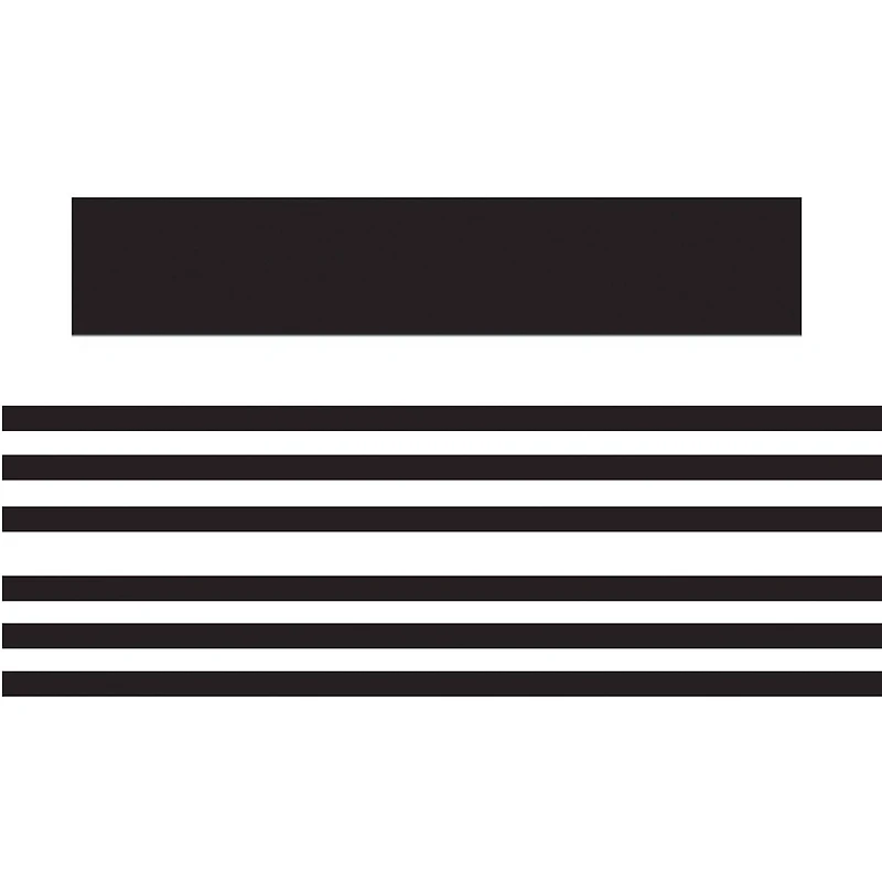 Ashley Productions® Mini Black Magnetic Magi-Strips, 6 Packs of 24