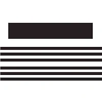 Ashley Productions® Mini Black Magnetic Magi-Strips, 6 Packs of 24