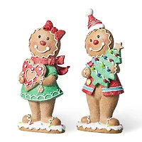 Glitzhome® Gingerbread Table Décor Set