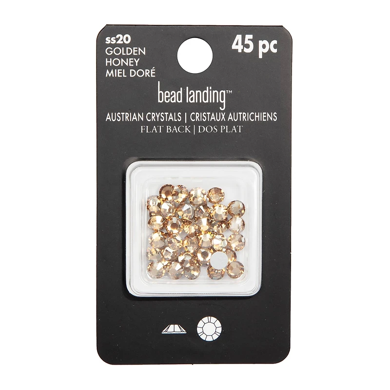 SS20 Round Flatback Austrian Crystals by Bead Landing