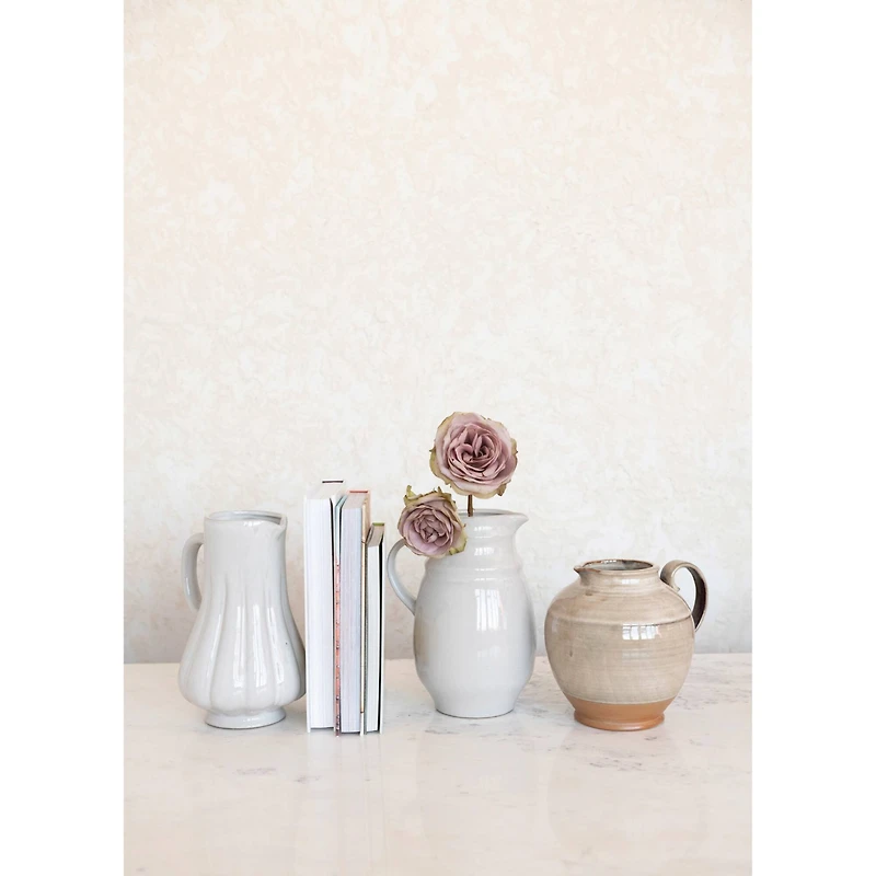 Hello Honey® 2qt. Reactive Glaze Stoneware Pitcher