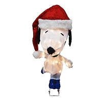 Peanuts® 2ft. 3D Pre-Lit Skating Snoopy Yard Décor