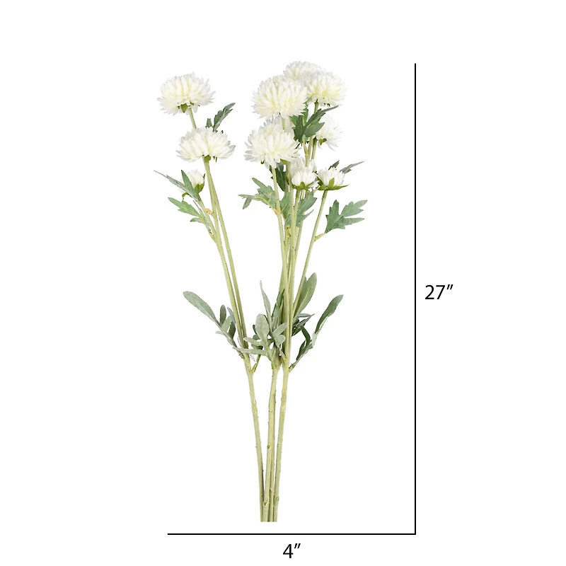 White Daisy Spray, 4ct.