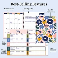 TF Publishing 2024 - 2025 Pink Petals Teacher & Home School Lesson Planning Book