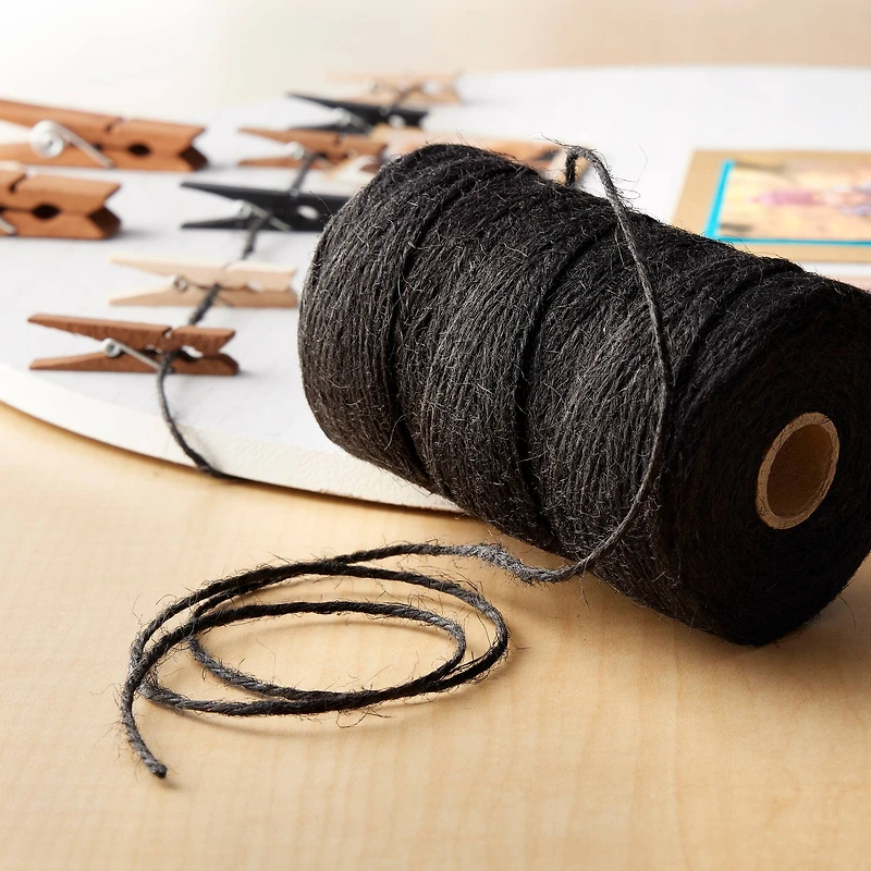 150yd. Black Jute Spool by Recollections™