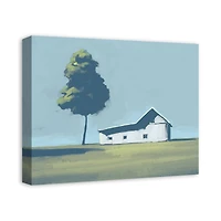 Barn And Big Sky 20" x 16" Canvas Wall Art