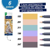 Faber-Castell® Goldfaber Sketch Fashion Dual Tip Alcohol Markers