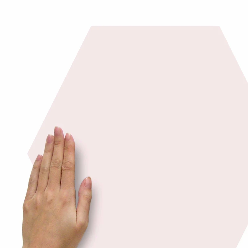 RoomMates Blush Beauty Dry Erase Hexagon Peel & Stick Decals